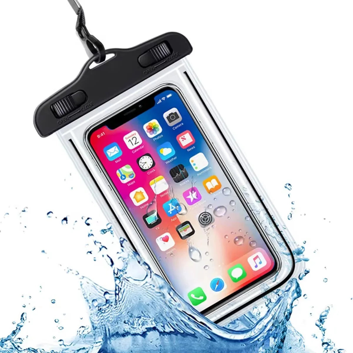 Touchscreen Phone Pouch - color Black